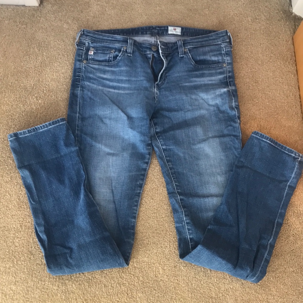 Adriano Goldschmied straight leg jeans.